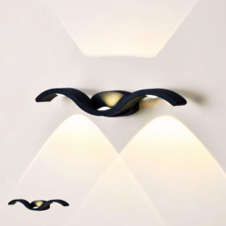 Wall Mounted Light Black Metallic - Electrica Center