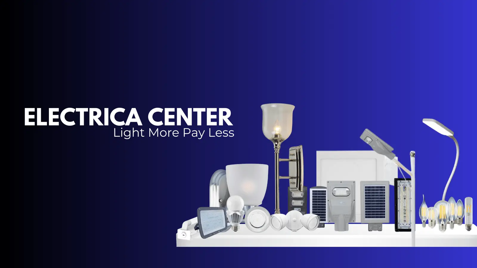 Electrica center,led bulbs,panel lights,buy lights